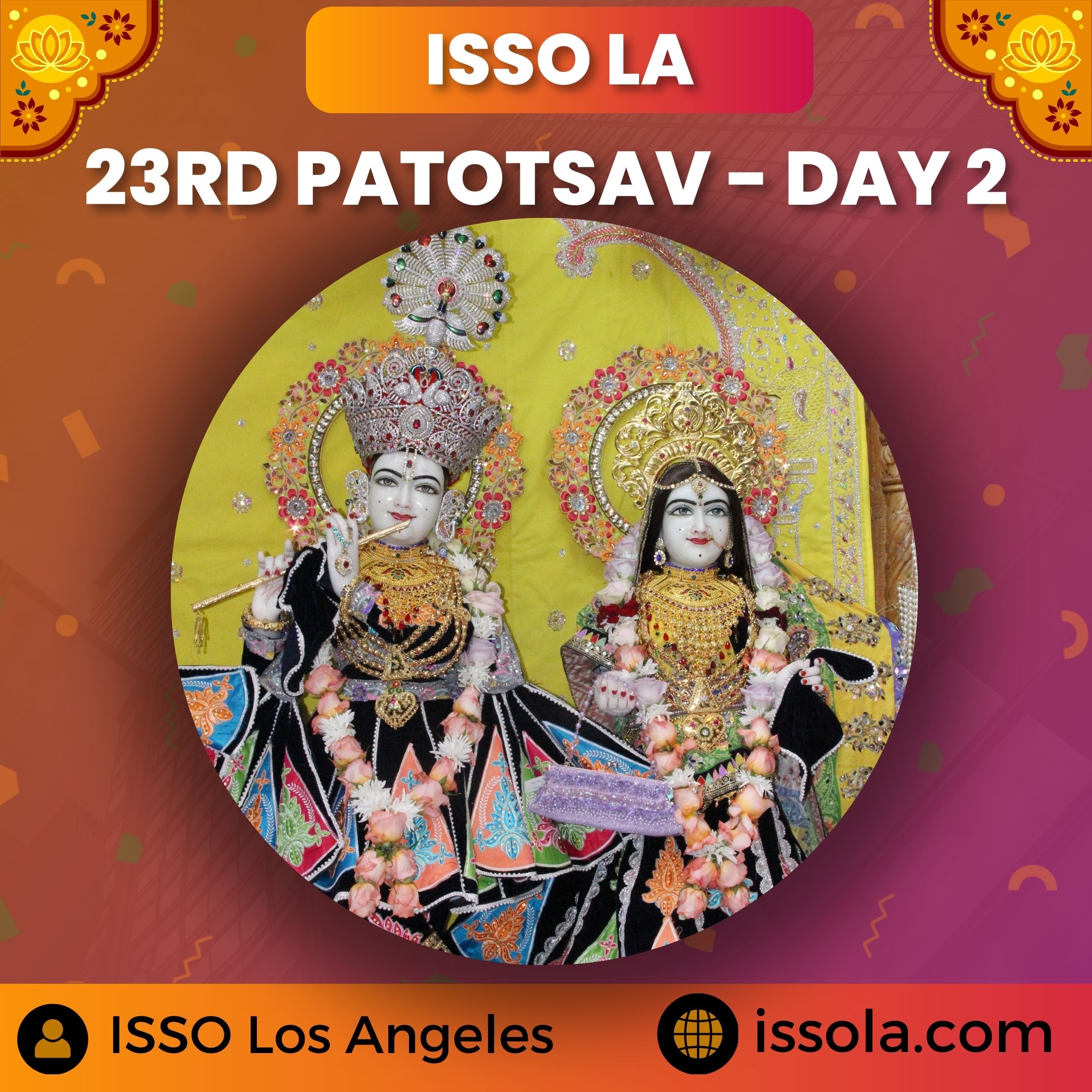 23rd Patotsav Day 2 - ISSO Swaminarayan Temple, Norwalk, Los Angeles, www.issola.com